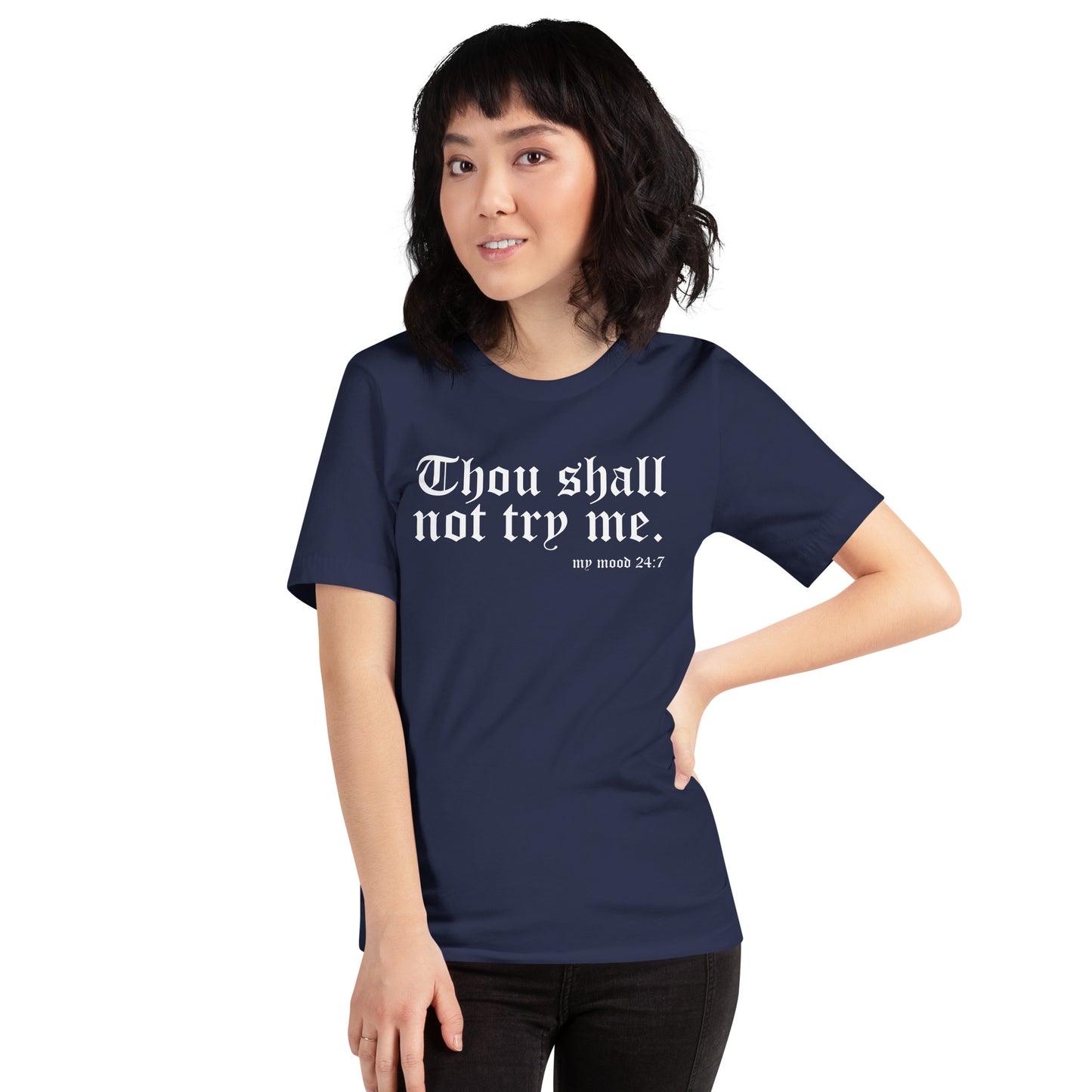 Thou Shall Not Try me Women's Relaxed T-Shirt