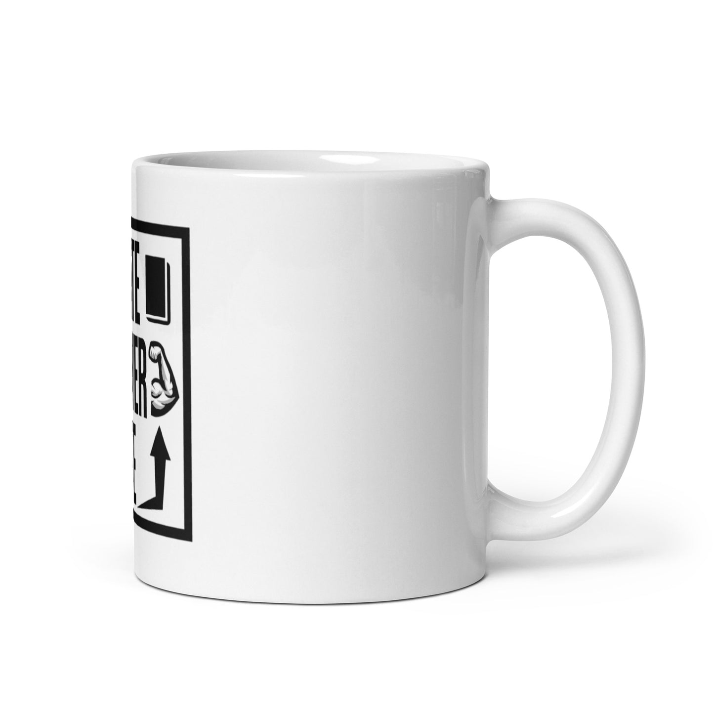 White glossy mug - Educate Empower Elevate LLC