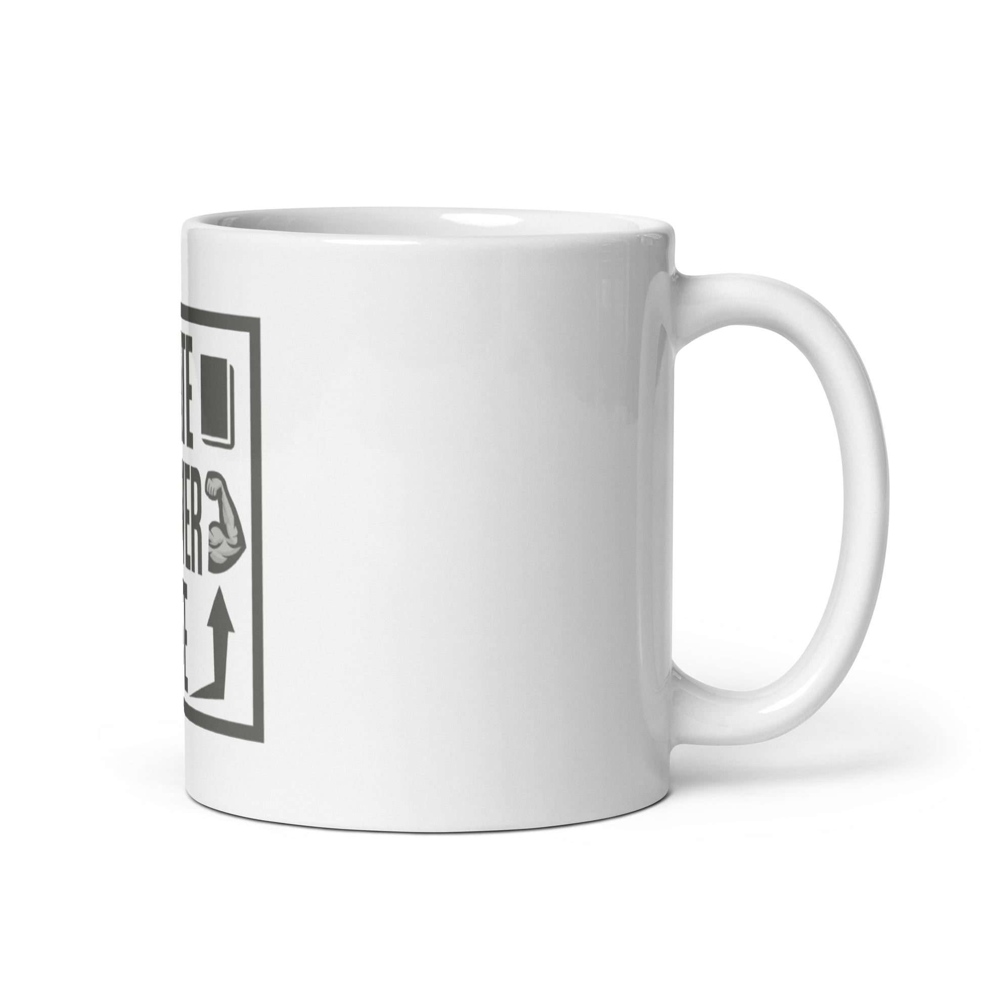 White glossy mug - Educate Empower Elevate LLC