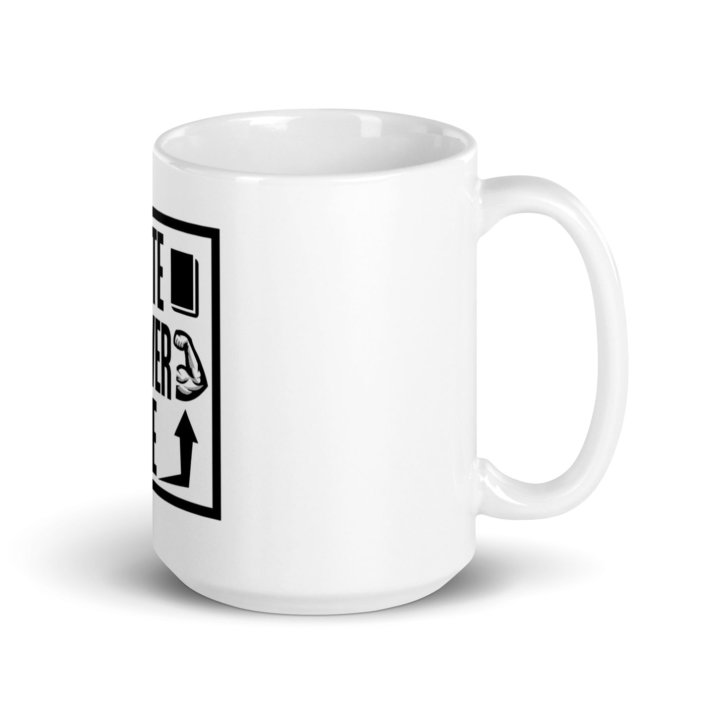 White glossy mug - Educate Empower Elevate LLC