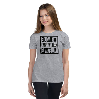 Youth Short Sleeve T-Shirt - Educate Empower Elevate LLC