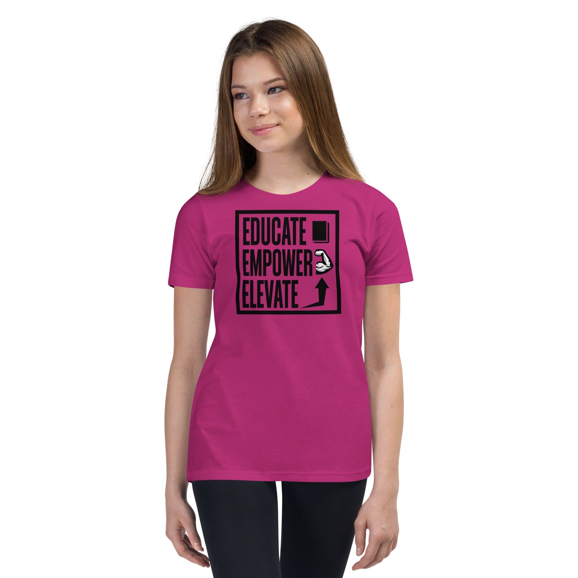 Youth Short Sleeve T-Shirt - Educate Empower Elevate LLC