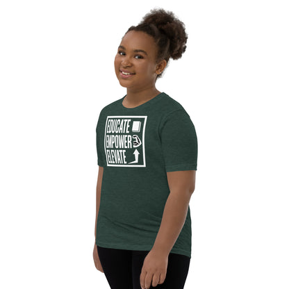 Youth Short Sleeve T-Shirt - Educate Empower Elevate LLC