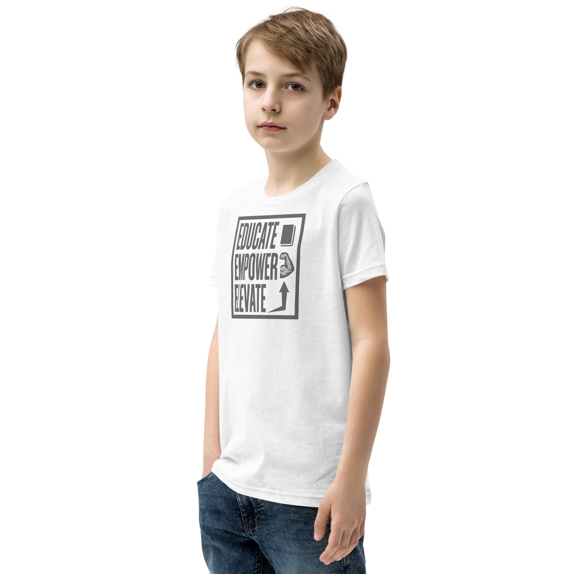 Youth Short Sleeve T-Shirt - Educate Empower Elevate LLC